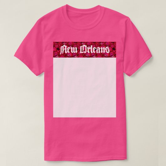 ニューオーリンズフラワーTシャツ Tシャツ (デザイン正面)