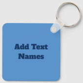 ニューオーリンズフランスののシンボルは4分の1メートルで等しい キーホルダー (裏面)