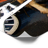 ニューオーリンズフランスのクォーターキャリッジミュールプリント ポスター (角)