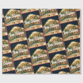 ニューオーリンズフランスのクォーターコーナー ラッピングペーパー (フラット)