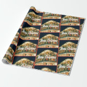 ニューオーリンズフランスのクォーターコーナー ラッピングペーパー (アンロールド)