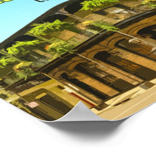 ニューオーリンズフランスのクォータールイジアナ ポスター (角)