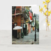 ニューオーリンズフランスのクォーター、パイレーツ・アリー カード (黄色い花)