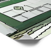 ニューオーリンズマガジン通りカフェ ポスター (角)