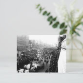 ニューオーリンズマルディグラスパレード、ヴィンテージポストカード ポストカード (スタンド正面)