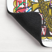 ニューオーリンズマルディグラ マウスパッド (コーナー)