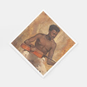 ニューオーリンズミュージシャン（ギタリスト） （フランシス・ミレー） スタンダードランチョンナプキン (角)