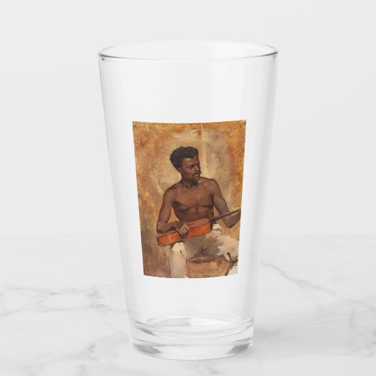 ニューオーリンズミュージシャン(ギタリスト) (フランシス・ミレー) タンブラーグラス (正面)