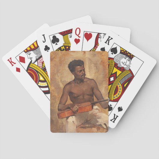 ニューオーリンズミュージシャン（ギタリスト） （フランシス・ミレー） トランプ (裏面)