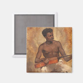 ニューオーリンズミュージシャン（ギタリスト） （フランシス・ミレー） マグネット (正面/裏面)