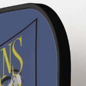 ニューオーリンズミュージック名前をカスタムする ピックルボールラケット (左詳細)