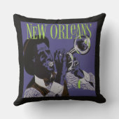 ニューオーリンズミュージック装飾用クッション クッション (裏面)