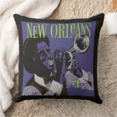 ニューオーリンズミュージック装飾用クッション クッション (ブランケット)