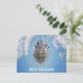 ニューオーリンズユニークシティスカイライン旅行写真 ポストカード (スタンド正面)