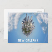 ニューオーリンズユニークシティスカイライン旅行写真 ポストカード (正面/裏面)