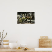 ニューオーリンズルイジアナのミルクカートの配達 ポスター (キッチン)