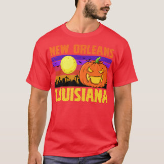 ニューオーリンズルイジアナハッピーハローウィンパーティーローカル Tシャツ