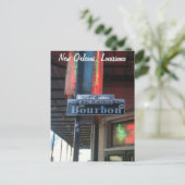 ニューオーリンズルイジアナバーボン通りハガキ ポストカード (スタンド正面)