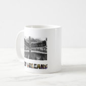 ニューオーリンズルイジアナバーボン通り旅行写真 コーヒーマグカップ (正面左)