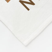 ニューオーリンズルイジアナフランスのクォータートラベルアート フリースブランケット (角)