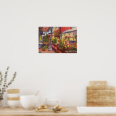 ニューオーリンズルイジアナフランスのクオーターバルコニー ポスター (キッチン)