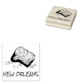 ニューオーリンズルイジアナベイグネットペストリースタンプ ラバースタンプ (押印)