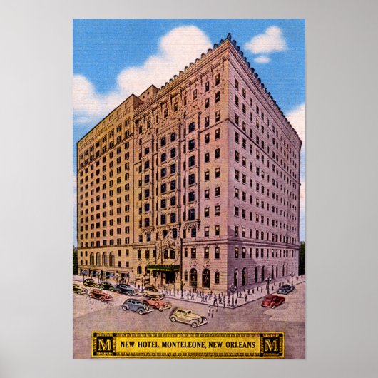 ニューオーリンズルイジアナホテルモンテレオーネ ポスター (正面)