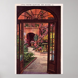 ニューオーリンズルイジアナリトルシアターコートヤード ポスター
