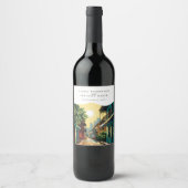 ニューオーリンズルイジアナレトロ ワインラベル (正面)