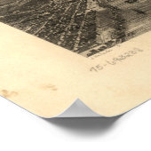 ニューオーリンズルイジアナ1863パノラママップ ポスター (角)