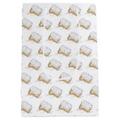 ニューオーリンズルイジアナNOLAスガリーベイグネットペストリー ミディアムペーパーバッグ (裏面)