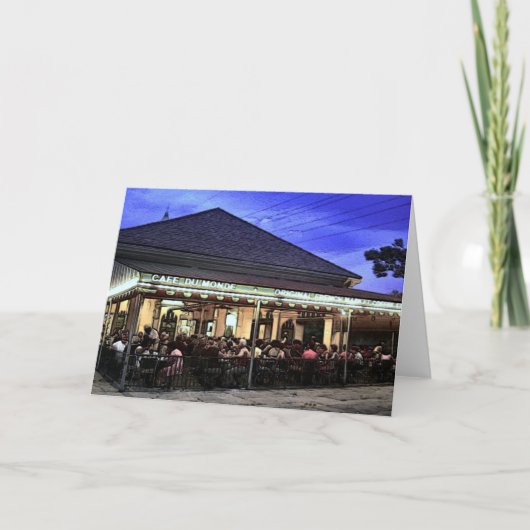 ニューオーリンズレストランコーヒーショップ カード (正面)