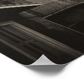 ニューオーリンズレトロミッドセンチュリーインスパイア ポスター (角)