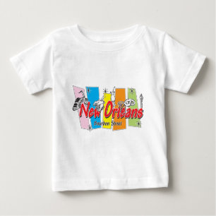 ニューオーリンズレトロルック ベビーTシャツ