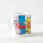 ニューオーリンズレトロ コーヒーマグカップ (正面左)