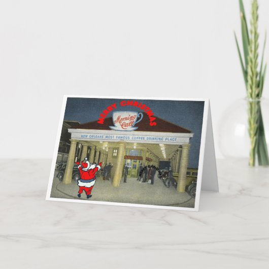 ニューオーリンズヴィンテージクリスマスカード シーズンカード (正面)