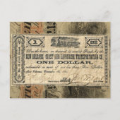 ニューオーリンズ南北戦争アンティークマネーサザンアメリカ ポストカード (正面)