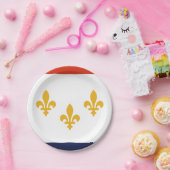 ニューオーリンズ国旗ルイジアナ紙プレート ペーパープレート (パーティー)