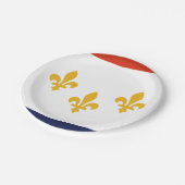 ニューオーリンズ国旗ルイジアナ紙プレート ペーパープレート (アングル)