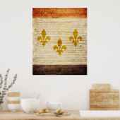 ニューオーリンズ国旗 ポスター (キッチン)