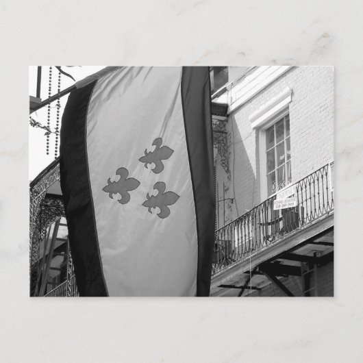 ニューオーリンズ国旗 ポストカード (正面)