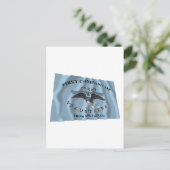 ニューオーリンズ国旗 ポストカード (スタンド正面)