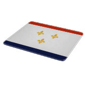 ニューオーリンズ国旗（ルイジアナ，米国） カッティングボード (角)