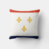 ニューオーリンズ国旗(ルイジアナ,米国) クッション (裏面)