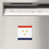 ニューオーリンズ国旗（ルイジアナ，米国） マグネット (インサイチュ (食洗機))