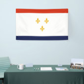 ニューオーリンズ国旗（ルイジアナ，米国） 横断幕 (トレードショー)