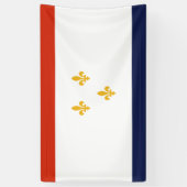 ニューオーリンズ国旗（ルイジアナ，米国） 横断幕 (縦)