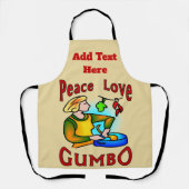 ニューオーリンズ地区、文字、エプロンを追加 エプロン (正面)