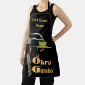 ニューオーリンズ地区、文字、エプロンを追加 エプロン (インサイチュ)