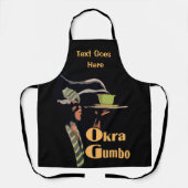 ニューオーリンズ地区、文字、エプロンを追加 エプロン (正面)